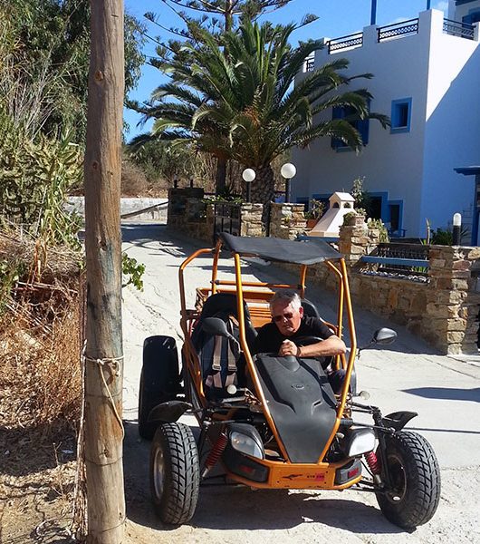 Unterwegs mit dem Buggy auf Naxos