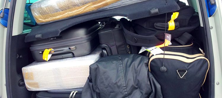 Skoda Roomster Kofferraum mit Gepäck