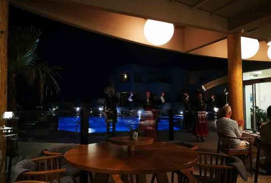 Griechischer Abedn im Blue Dome Hotel in Platanias
