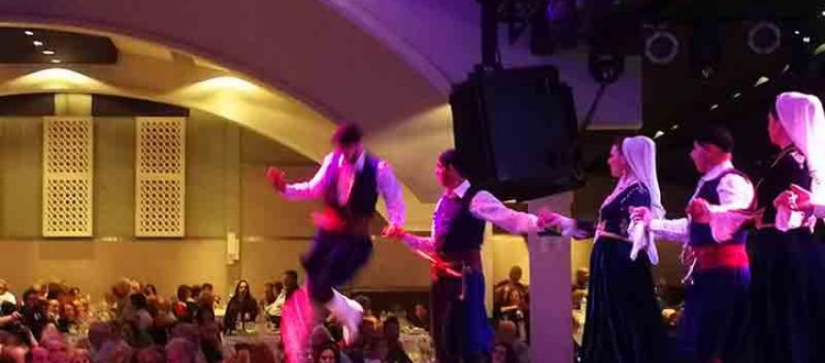 Tanzensemble in der Portokali Hall