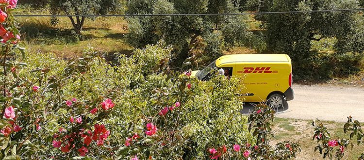 DHL-Lieferung nach Kreta