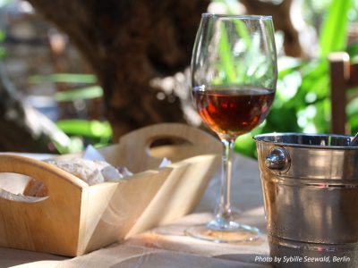 Weinverkostung bei Karavitakis in Pontikiana