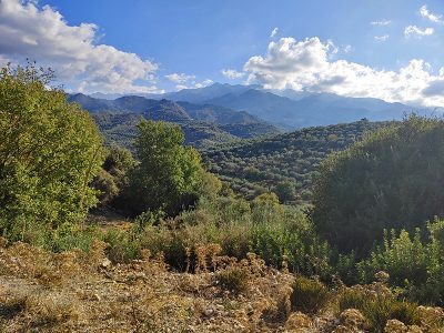 Auf dem Weg von Platanias nach Drakona