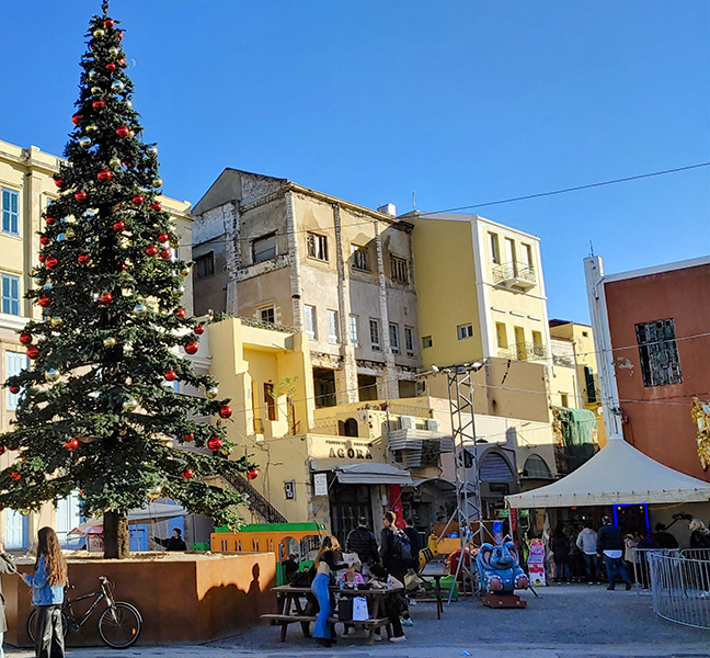 Weihnachtsmarkt in Chania