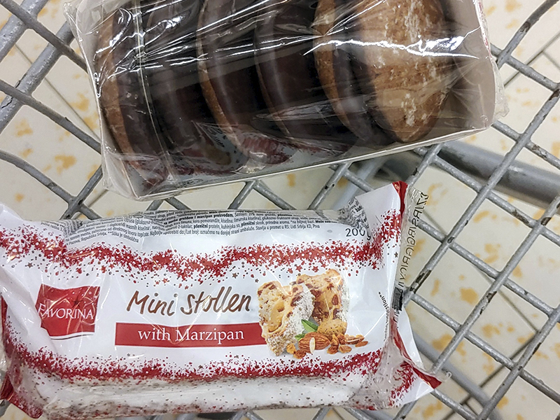 Stollen und Lebkuchen aus dem Lidl