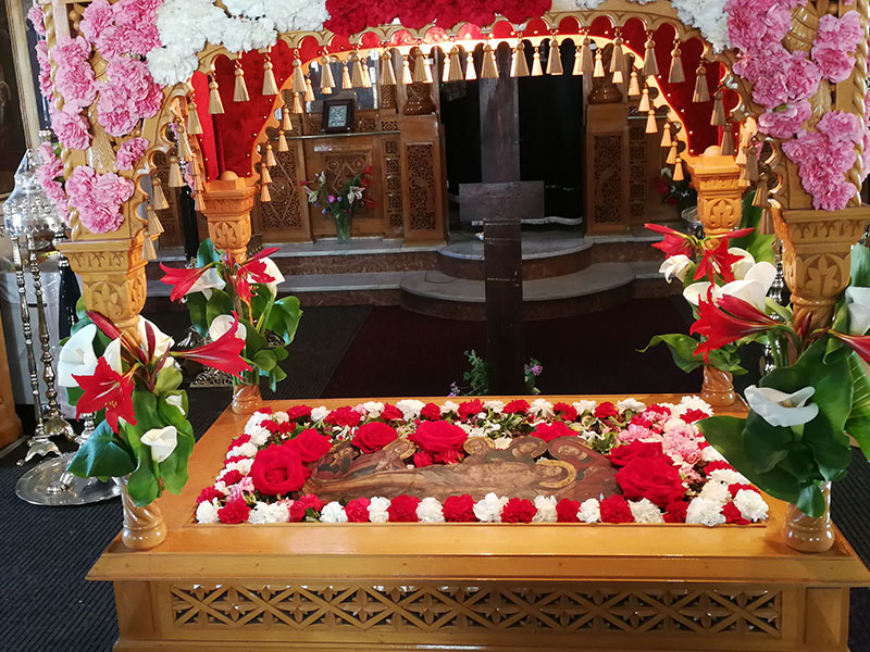 Kalla zu Ostern in der Kirche